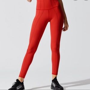 Carbon38 Contrast Stitch Legging